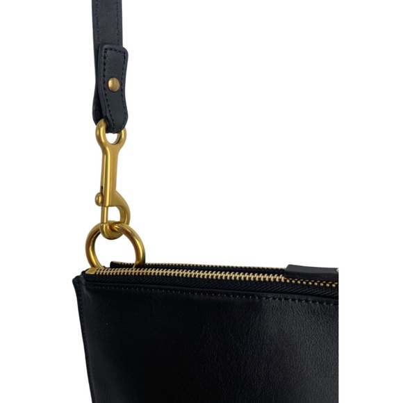 Chloé Chloe Authentic Jane Purse Crossbody Mini Bag Suede Leather Black - Picture 5 of 7